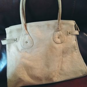 Tan Suede Purse